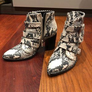 Steve Madden Snake Skin Boot